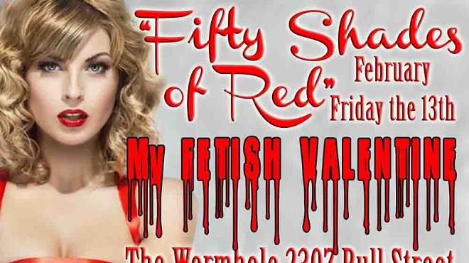 FOR THE ADVENTUROUS PAIR: Chris Cook’s Fifty Shades of Red: My Fetish Valentine @The Wormhole