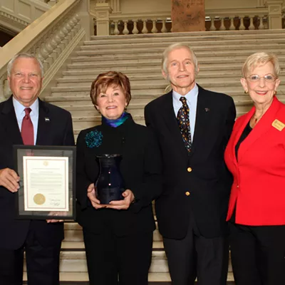 Image: Fred & Dinah Gretsch receive GA Governor's Award