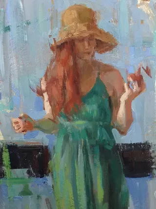 Image: Oil Sketching the Figure