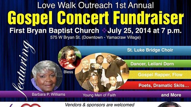 Love Walk Outreach First Annual Gospel Concert Fundraiser