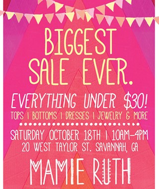 Mamie Ruth Moving Sale!