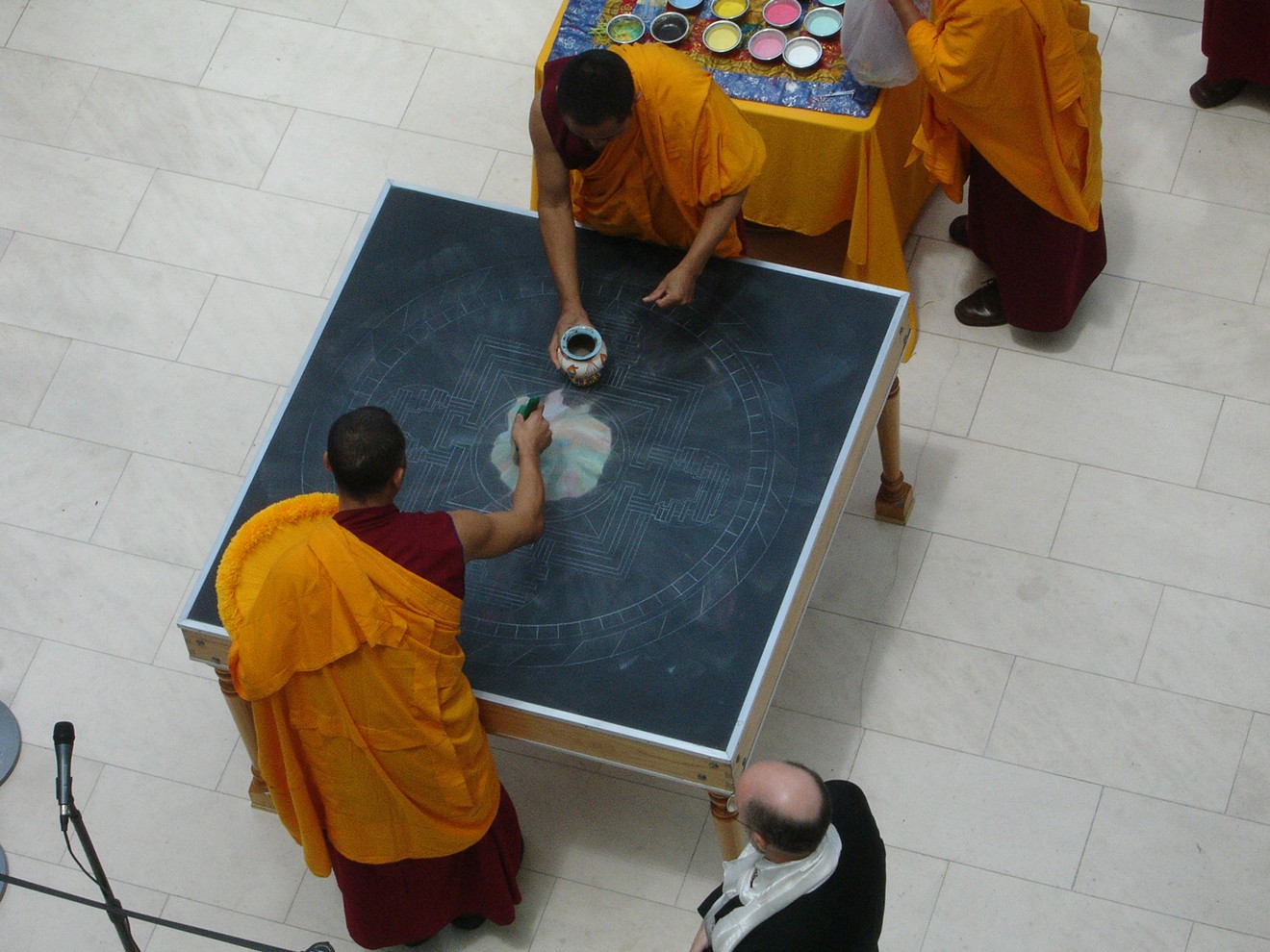Tibetan Monks closing ceremony