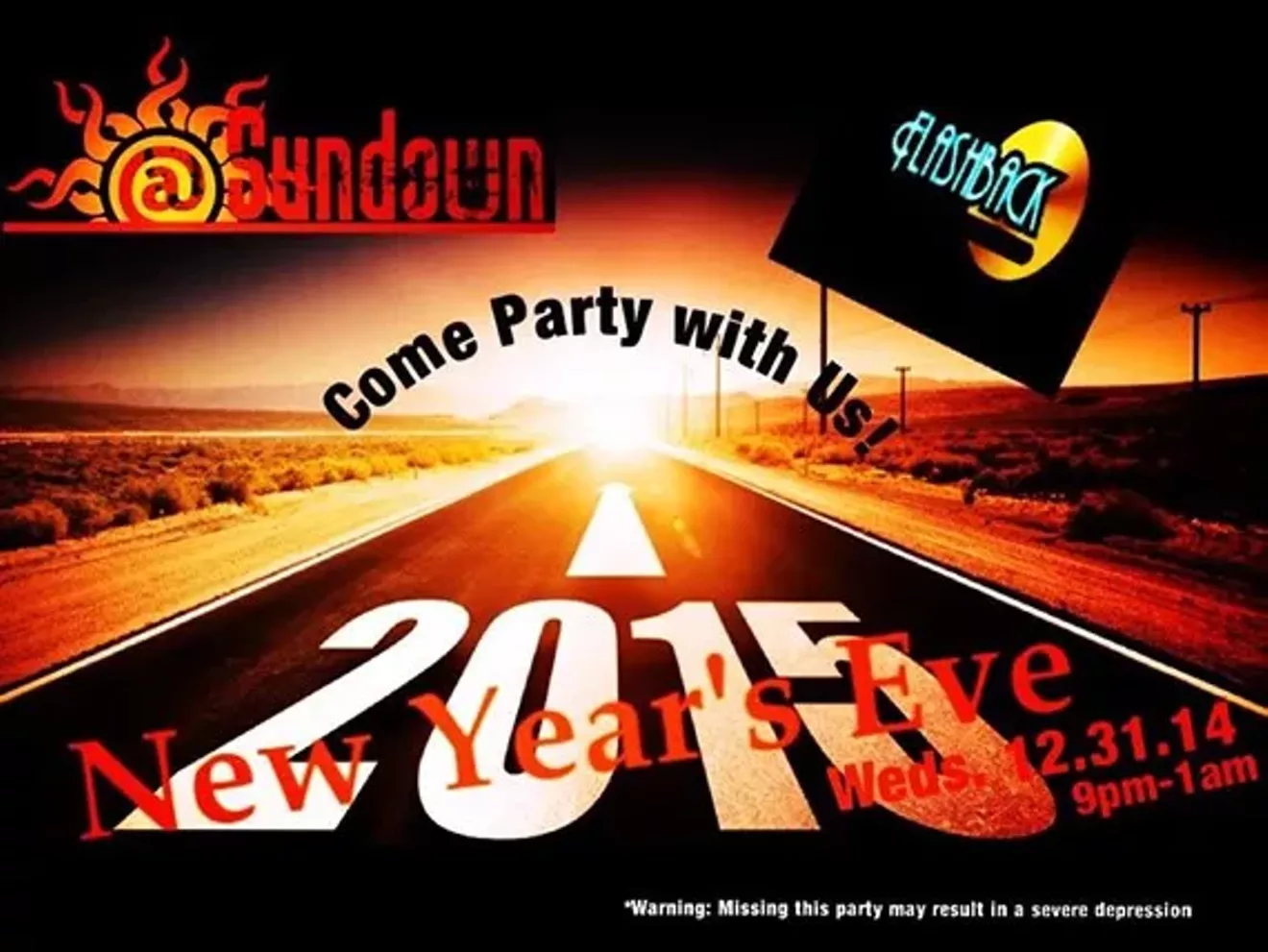 @Sundown Live at Flashback's "New Year's Eve Bash"