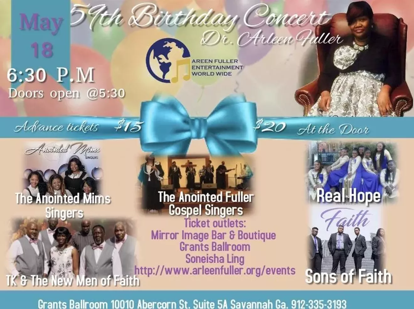 Dr Arleen Fuller's 59th Birthday Concert