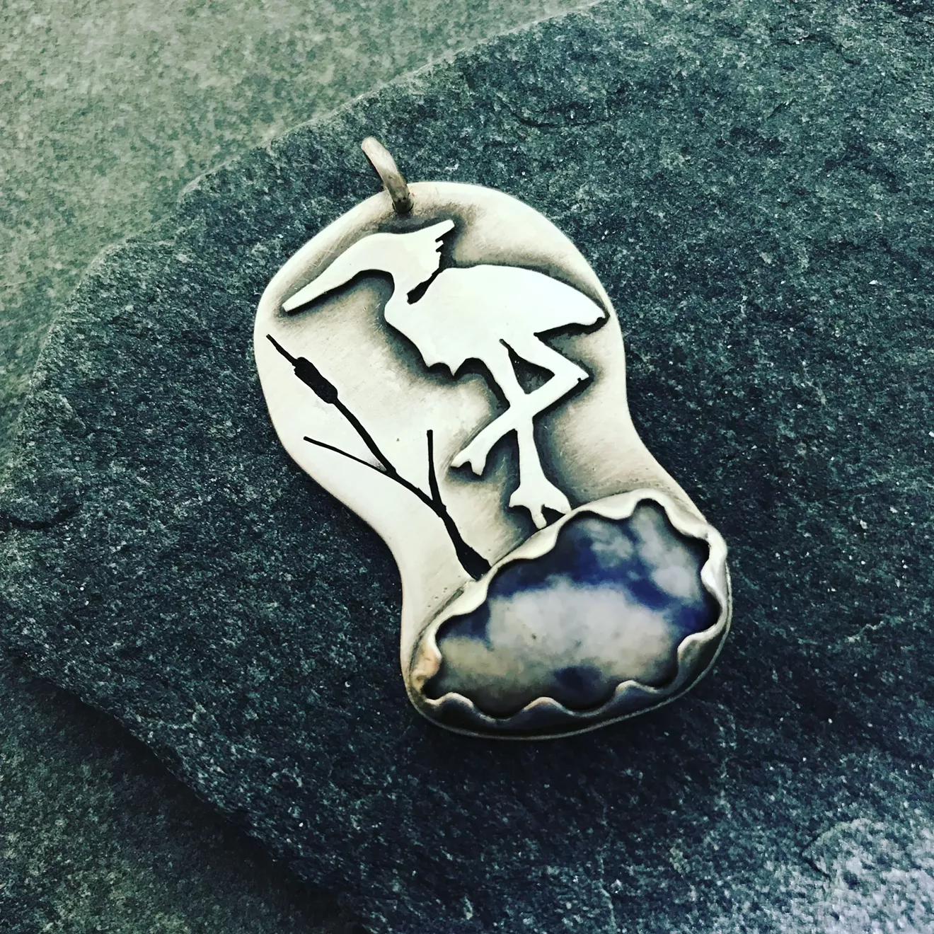 Student Designed Pendant with Bezel Setting