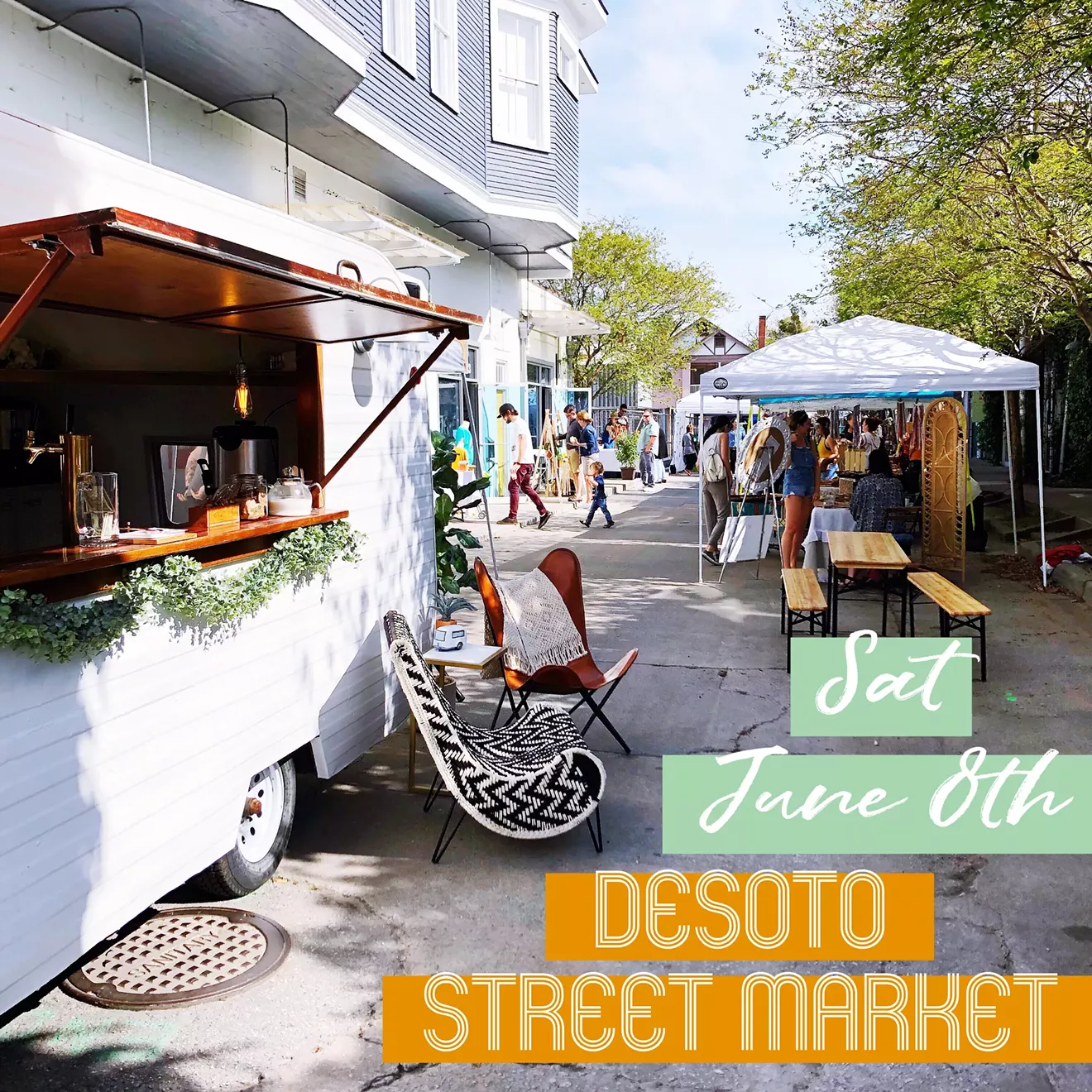 Fun for all ages at the Desoto Street Market.