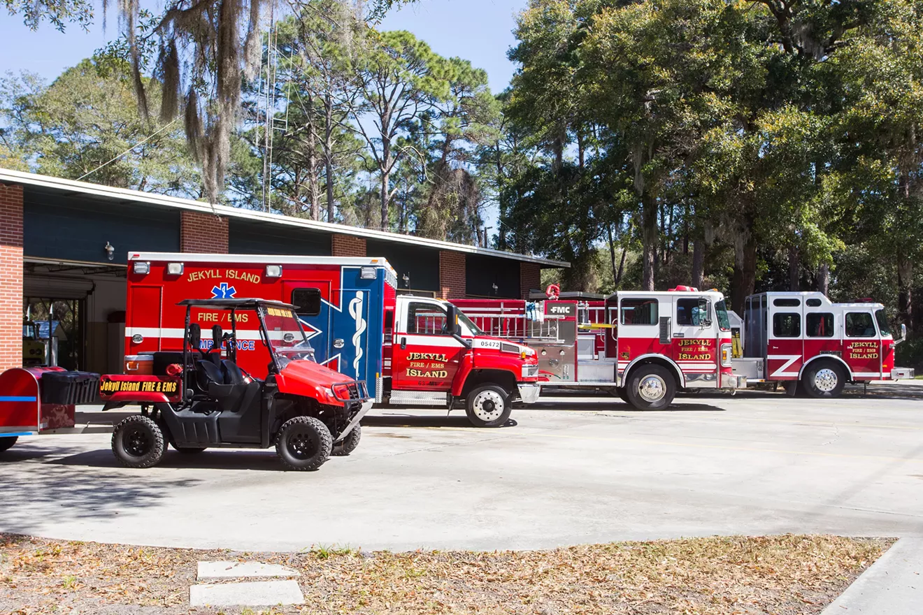 ids can sit in the driver&rsquo;s seat and explore several emergency vehicles from Jekyll Island Fire/EMS and Georgia State Patrol.