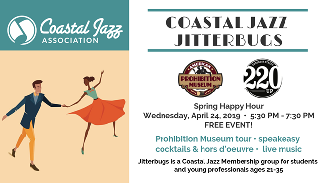 Jitterbugs Happy Hour - young professionals for Coastal Jazz