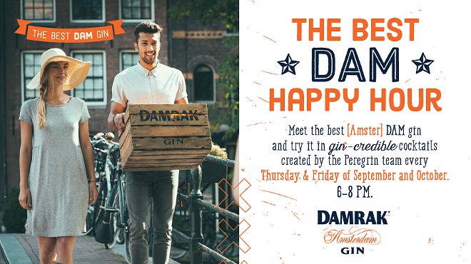 The Best Dam Happy Hour with Damrak Gin