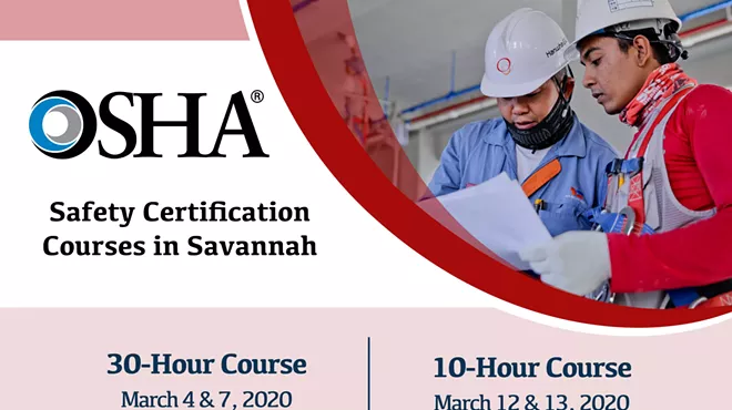 Image: Savannah 10-Hour OSHA Safety Certification Courses