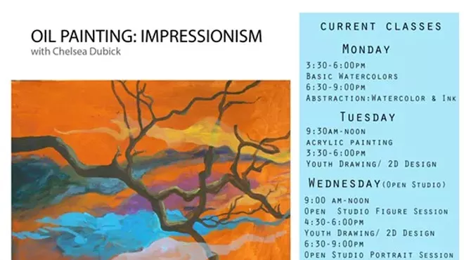 Image: Oil Impressionism Class