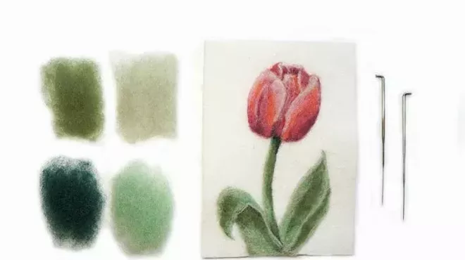 Image: Wool Painting Workshop with Good Natured Art