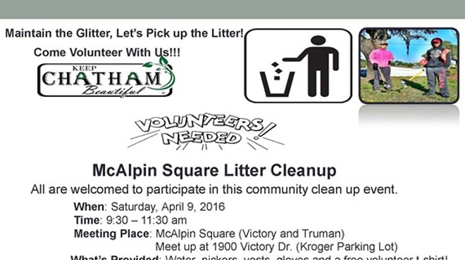 McAlpin Square Litter Cleanup