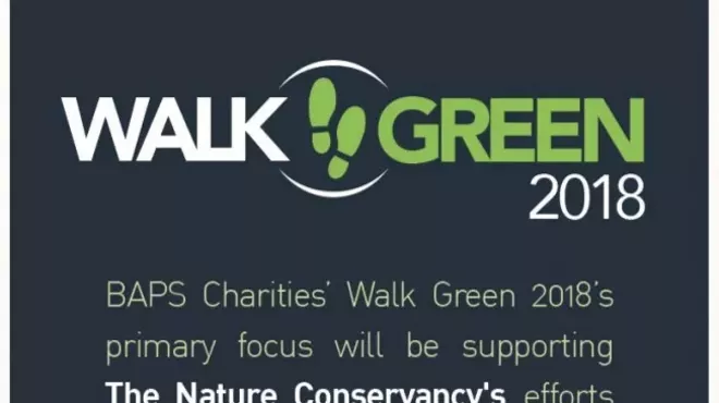 Image: BAPS Charities Walk Green 2018