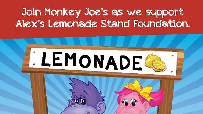 Image: Monkey Joe's Savannah Raises Funds for Childhood Cancer Research