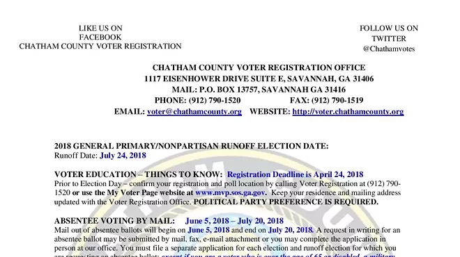 Image: Advance Voting - General Primary Runoff Election