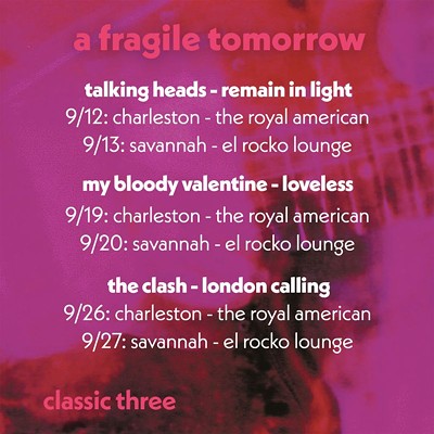 Classic Three: A Fragile Tomorrow to bring three iconic records to life at El-Rocko