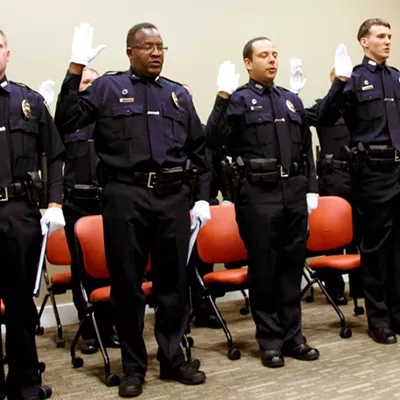 Image: 10 new officers sworn in