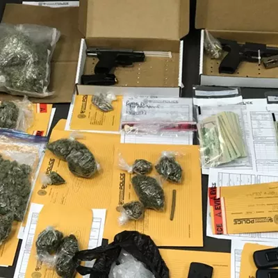 Image: Drugs, stolen guns seized in arrest of seven in West Savannah