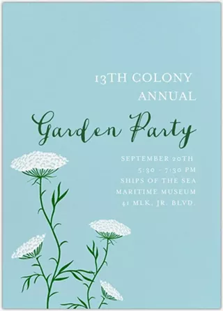 Image: HSF 13th Colony Garden Party