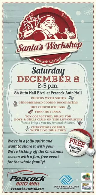 Image: Santa&rsquo;s Workshop for Lowcountry Kids