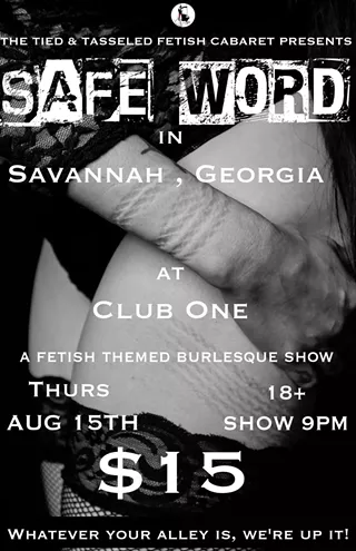 Image: SAFE WORD: A Fetish Burlesque Show