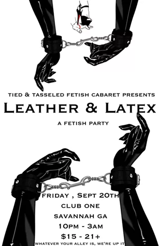 Image: The Tied and Tasseled Fetish Cabaret: Leather and Latex Fetish Party