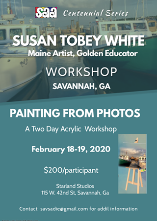 Image: Susan Tobey White Painting from Photos Workshop