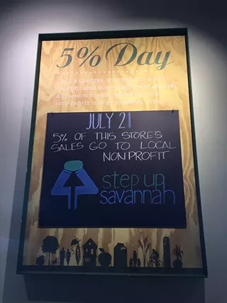 Image: Step Up Savannah Whole Foods 5% Day