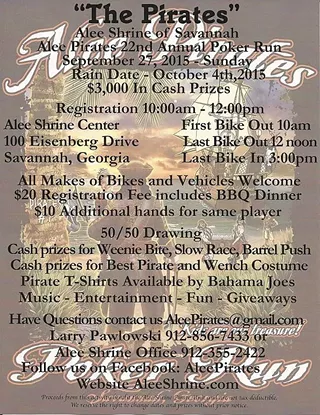 Image: Alee Pirates' 22nd Annual Poker Run