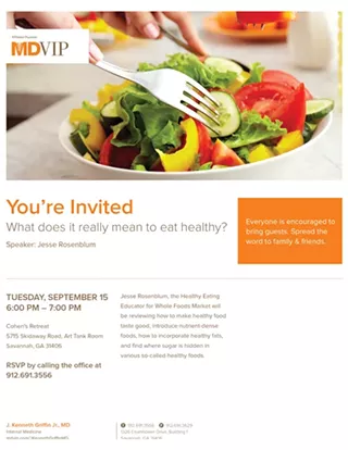 Image: Healthy Eating with Jesse Rosenblum and J. Kenneth Griffin Jr., M.D.