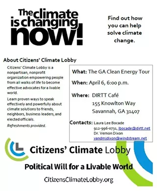 Image: Citizens&rsquo; Climate Lobby Informational Meeting