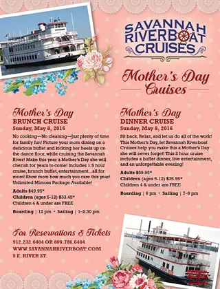 Image: Mother's Day Brunch Cruise