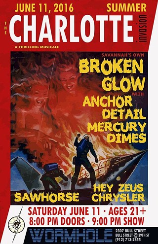Broken Glow, Anchor Detail, Mercury Dimes, Heyzeus Chrysler, Sawhorse