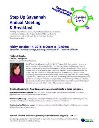 Image: Step Up Savannah Annual Meeting & Breakfast