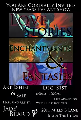 Image: Love Stories, Enchantments & Fantasies Art Show