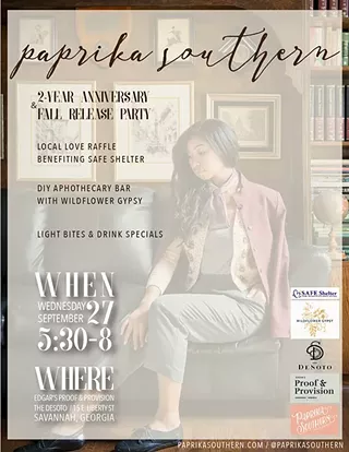 Image: Paprika Southern Fall Release Party + SafeShelter Fundraiser
