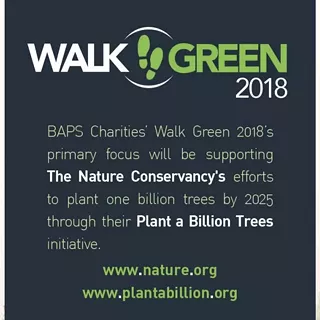 Image: BAPS Charities Walk Green 2018