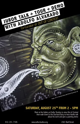 Image: Juror Talk, Tour and Demo with Adolfo Alvarado