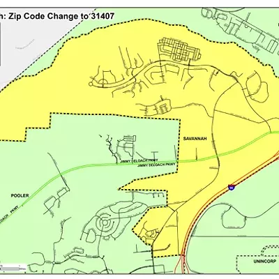 Image: Zip code change from Pooler to Savannah completed
