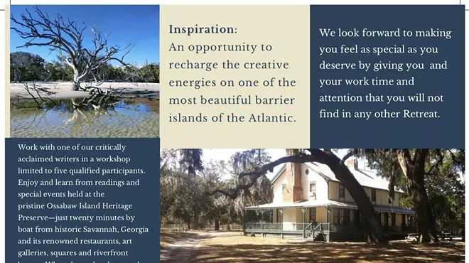 Image: 2019 Ossabaw Weekend Writer&rsquo;s Bash