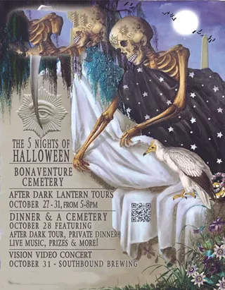 Image: 5 Nights of Halloween: Bonaventure Full Hunters Blood Moon (Tour & Dinner Options): Night Two
