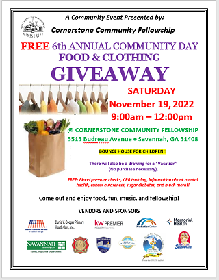 Image: 6th Annual Community Day Food & Clothing Giveaway