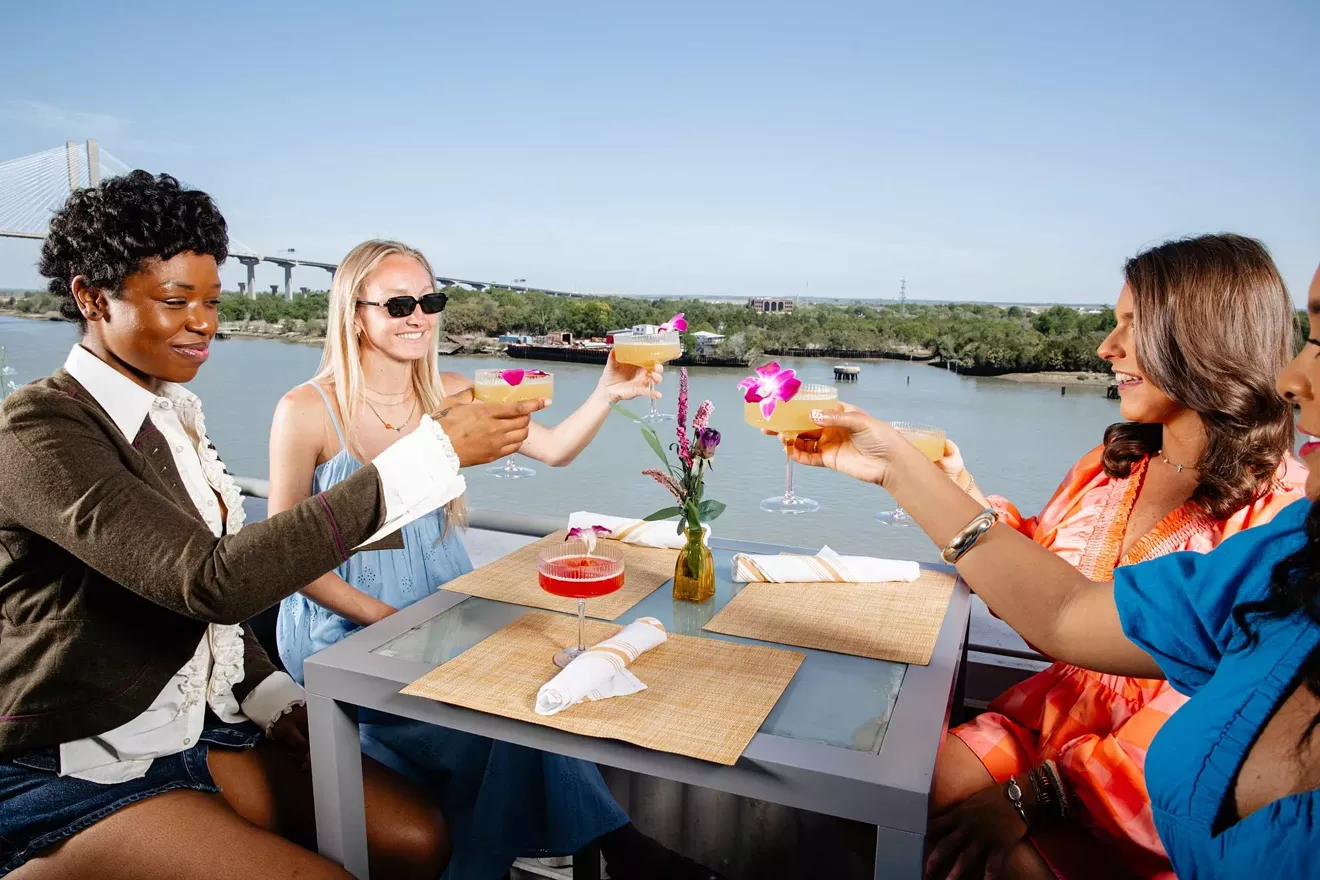 AMP'D weekend rooftop brunch at Electric Moon at Plant Riverside Disrict