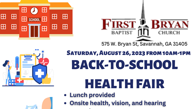 Back-to-School Youth Health Fair