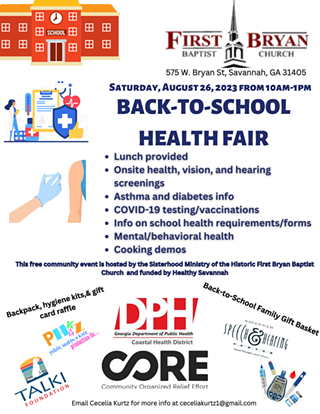 Back-to-School Youth Health Fair