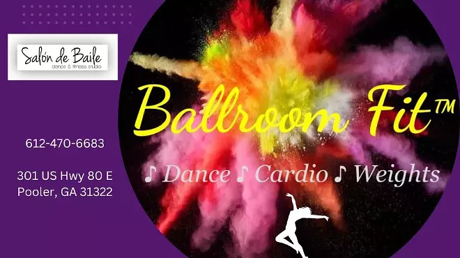Image: Ballroom Fit (Mondays/Wednesdays at 6pm)- Dance Fitness Classes Pooler, GA