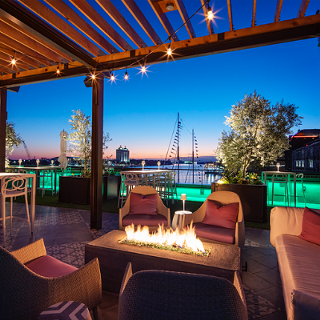 Image: Bastille Day Celebration at Myrtle & Rose Rooftop Garden