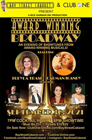 Image: Bay Street Cabaret: Award Winning Broadway