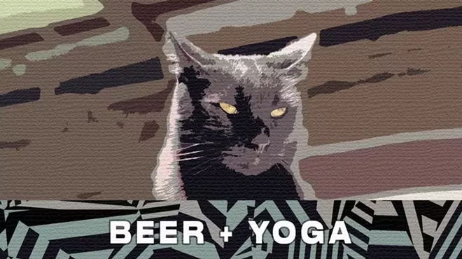 Image: Beer + Yoga